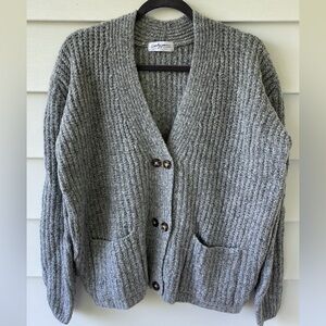 NWT Carly Jean Nash Sweater in Heather Gray